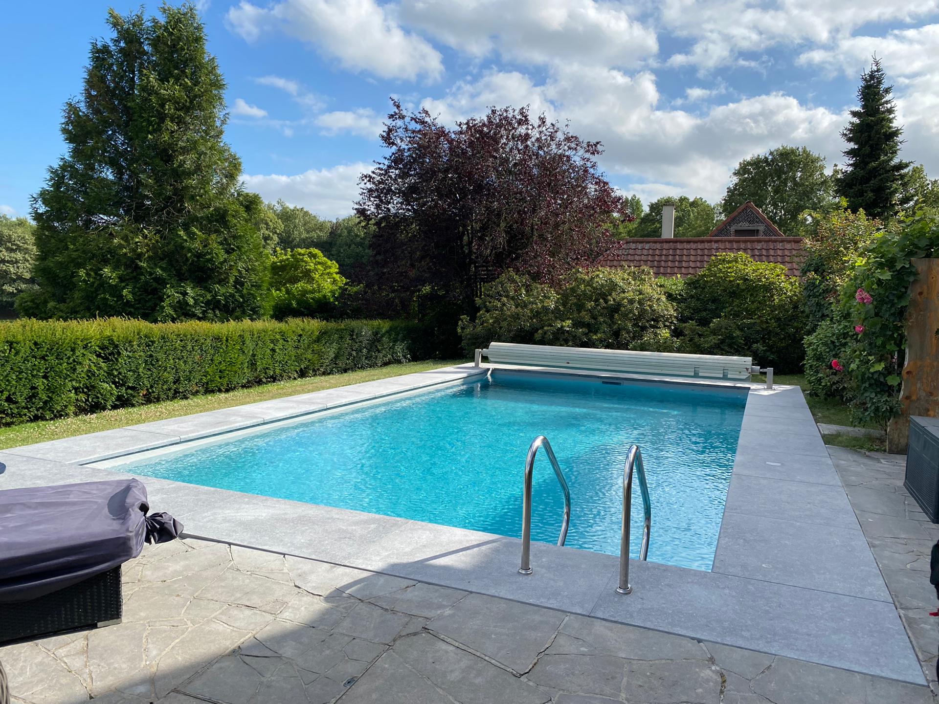 Rénovation piscine 10 x 5m au Mont-Saint-Aubert (Tournai)