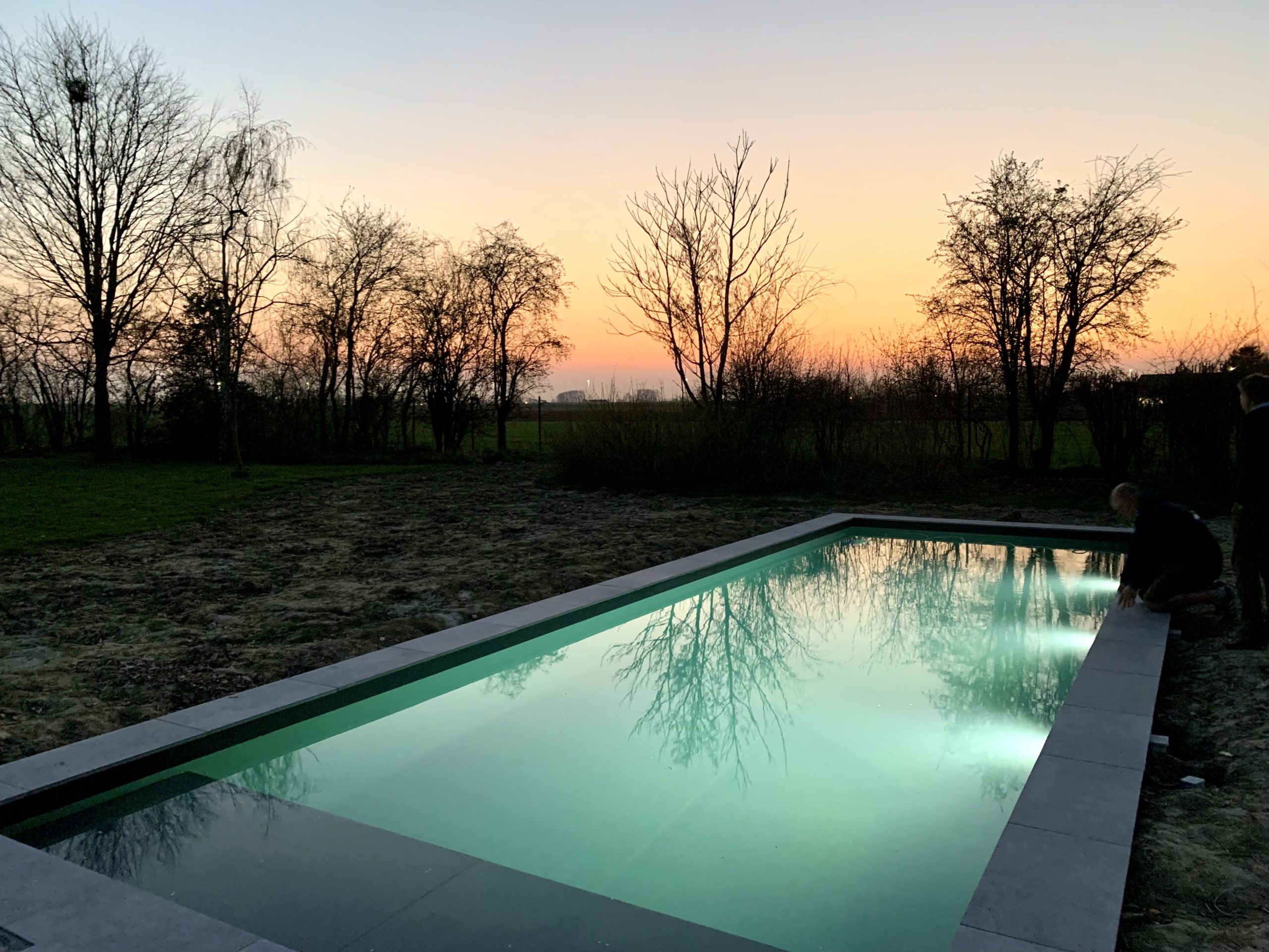 Piscine de 10/3,5m à Estaimpuis